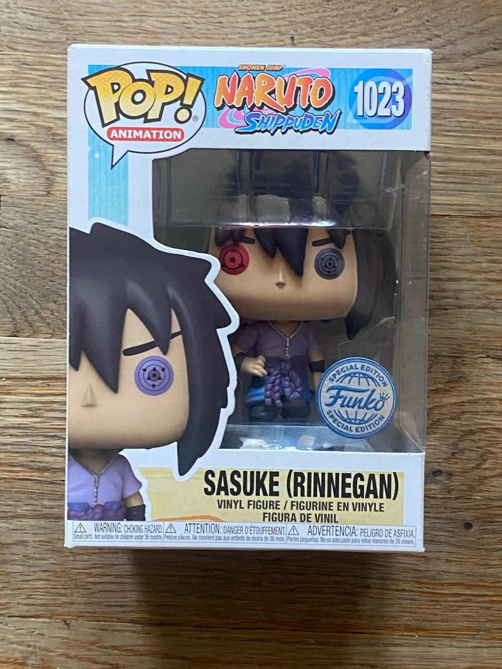 Funko Pop Naruto Shippuden Sasuke Uchiha (Rinnegan AAA 1023 Vinyl Figure
